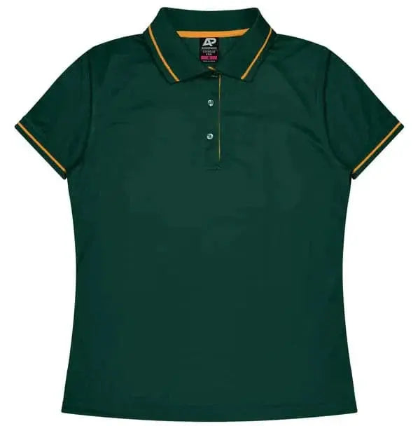 Aussie Pacific Cottesloe Lady Polo Shirt 2319 Aussie Pacific BOTTLE/GOLD 6